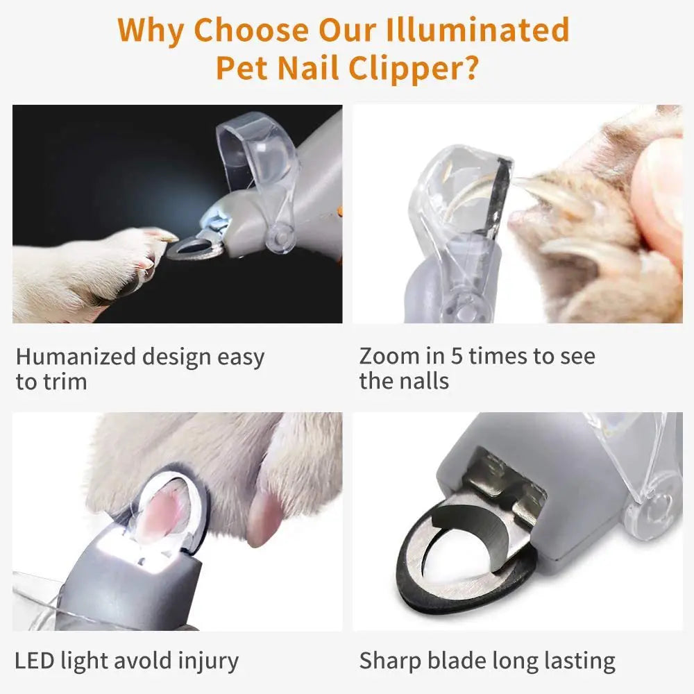 PawTrust™ LED Nail Clipper