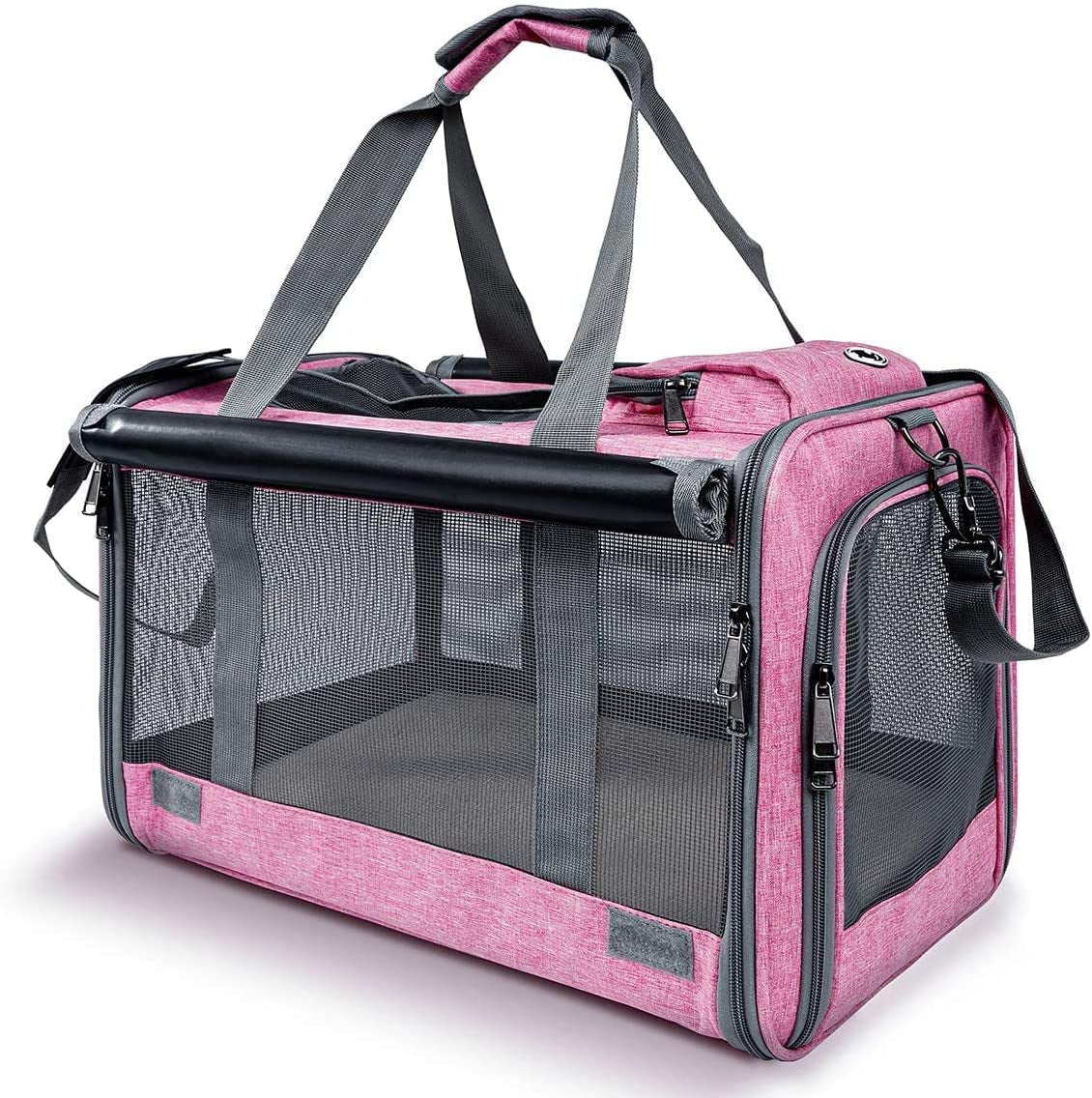 Soft-Sided Pet Carrier for Large and Medium Cats and Puppies