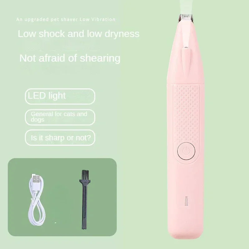 Dog Hair Trimmer Electric Dog Cutter Professional Pet Foot Hair Trimmer Cat Grooming Hairdresser Scissors Butt Ear Pedicator