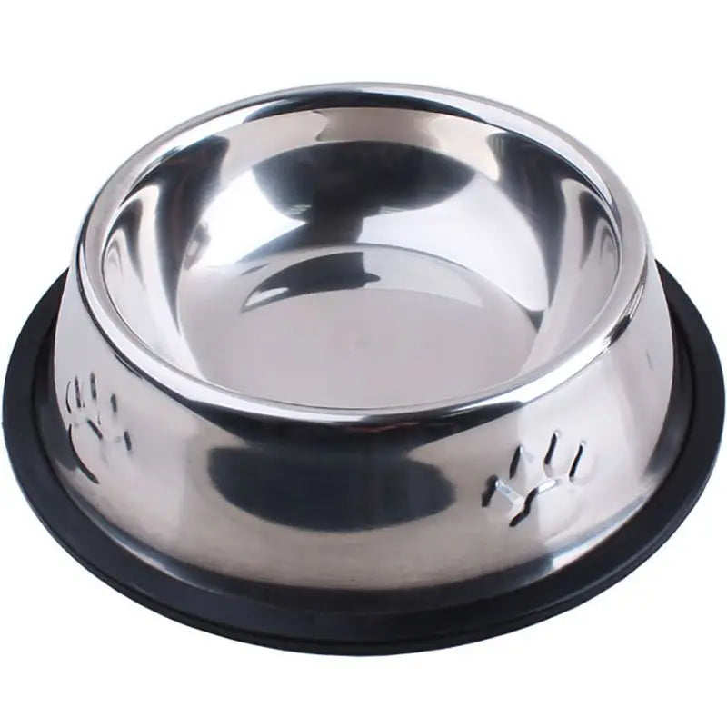 Stainless Steel Skidproof Pet Bowl Feeder - Anti-Ant Design for Dogs and Cats, Available in 6 Sizes